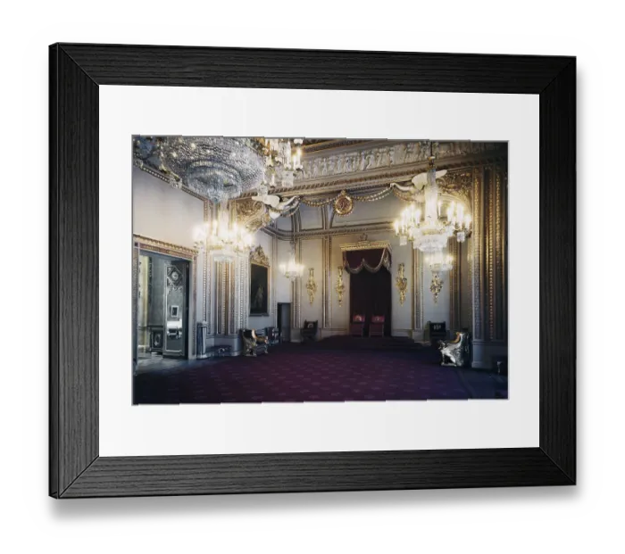 Framed Print : Ballroom at Buckingham Palace