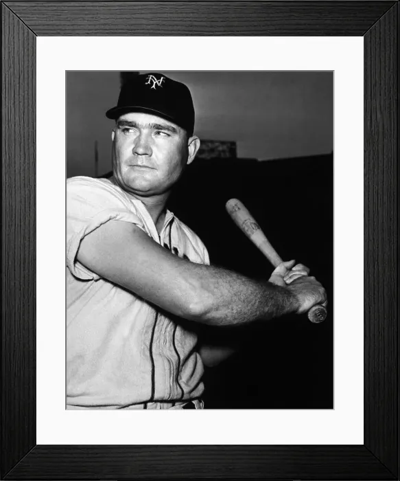 Framed Print : Johnny Mize Ready At Bat Framed Print : Johnny Mize Ready At Bat