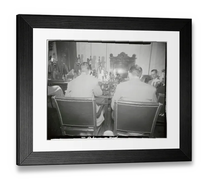Framed Print : Portrait of Howard Hughes on Trial Framed Print : Portrait of Howard Hughes on Trial