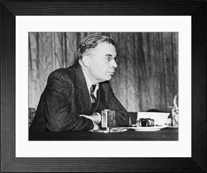 Framed Print : Portrait of Hubertus J. Van Mook Framed Print : Portrait of Hubertus J. Van Mook