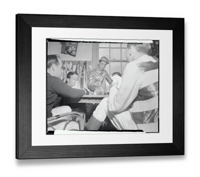 Framed Print : Eddie Arcaro Playing Cards Framed Print : Eddie Arcaro Playing Cards