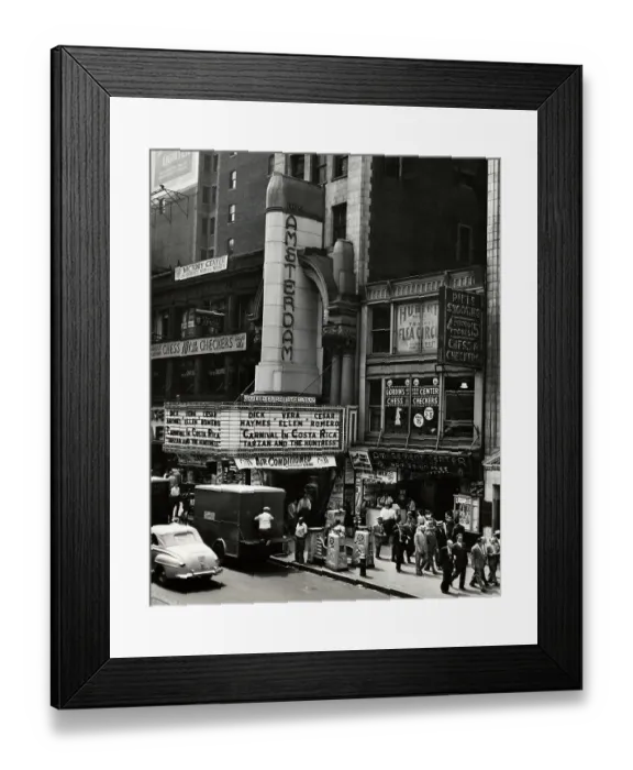 Framed Print : New Amsterdam Theater After Glory Days Framed Print : New Amsterdam Theater After Glory Days