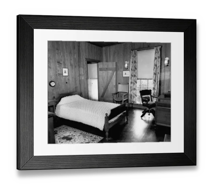 Framed Print : Deathbed of President Roosevelt