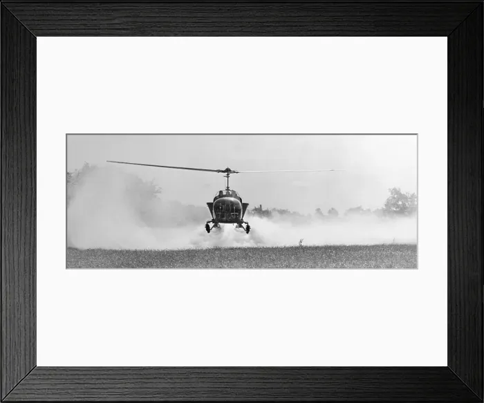 Framed Print : Helicopter Spraying Food Crops Framed Print : Helicopter Spraying Food Crops