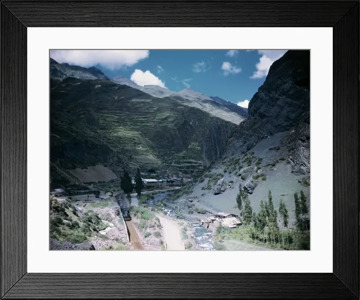 Framed Print : Rio Blanca in Aerial View Framed Print : Rio Blanca in Aerial View