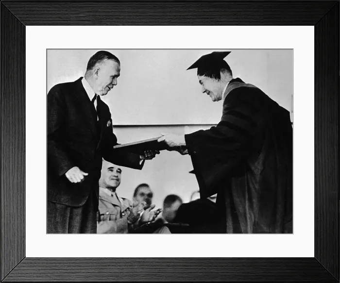 Framed Print : General G.C. Marshall Receiving an Honorary Degree Framed Print : General G.C. Marshall Receiving an Honorary Degree