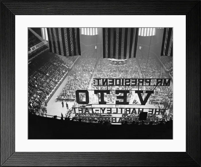 Framed Print : Rally in Madison Square Garden Framed Print : Rally in Madison Square Garden