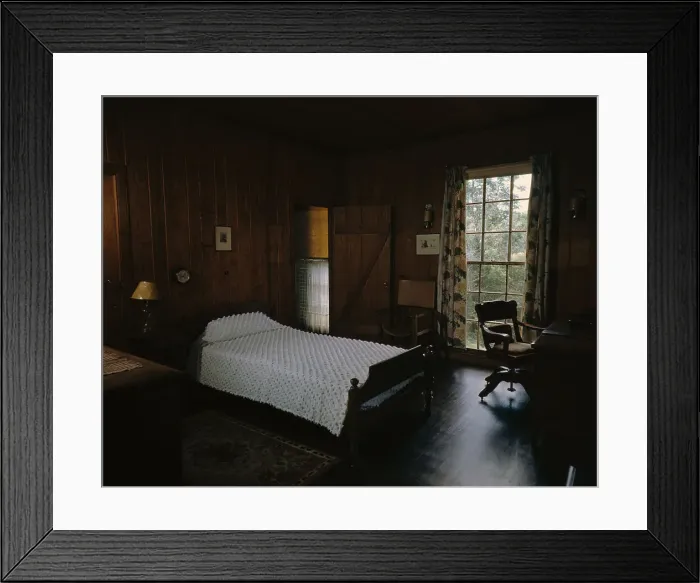 Framed Print : Interior View of Franklin Roosevelt's Bedroom Framed Print : Interior View of Franklin Roosevelt's Bedroom