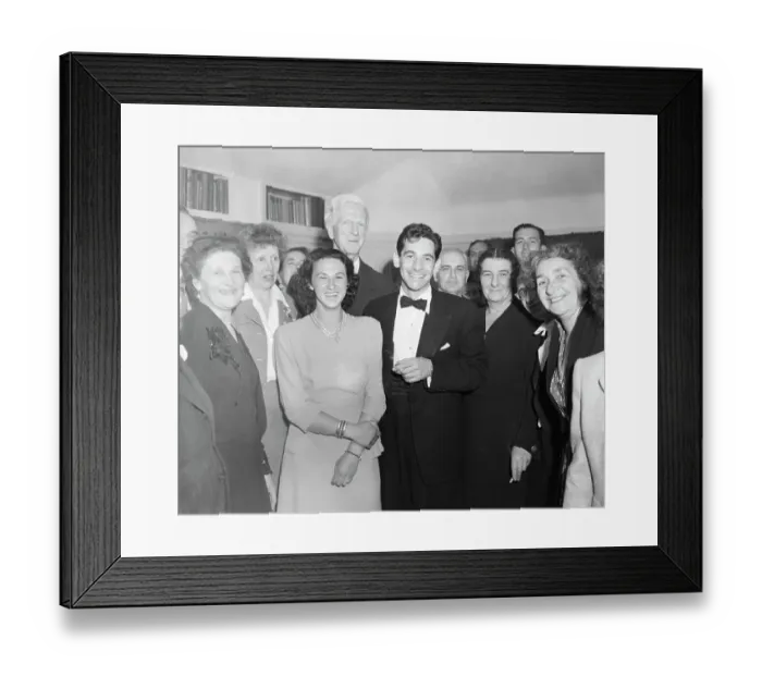 Framed Print : Leonard Bernstein And Golda Meir Framed Print : Leonard Bernstein And Golda Meir