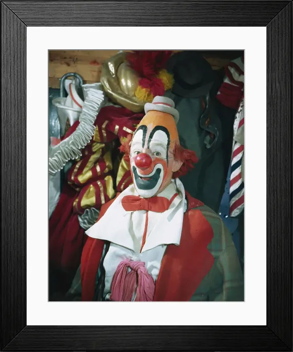 Framed Print : Circus Clown Lou Jacobs Framed Print : Circus Clown Lou Jacobs