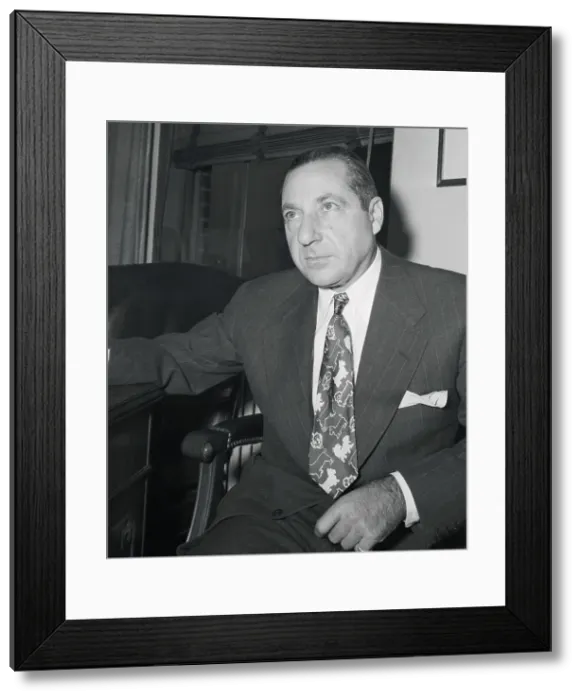 Framed Print : Portrait of Frank Costello Framed Print : Portrait of Frank Costello