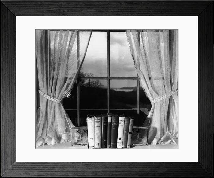 Framed Print : View from Franklin D. Roosevelt's Bedroom Window Framed Print : View from Franklin D. Roosevelt's Bedroom Window