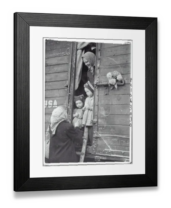 Framed Print : Relatives of Hungarian Countryside Framed Print : Relatives of Hungarian Countryside