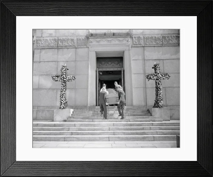 Framed Print : Pallbearers Carrying a Casket Framed Print : Pallbearers Carrying a Casket
