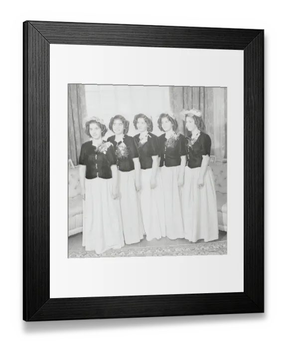 Framed Print : The Dionne Quintuplets Framed Print : The Dionne Quintuplets
