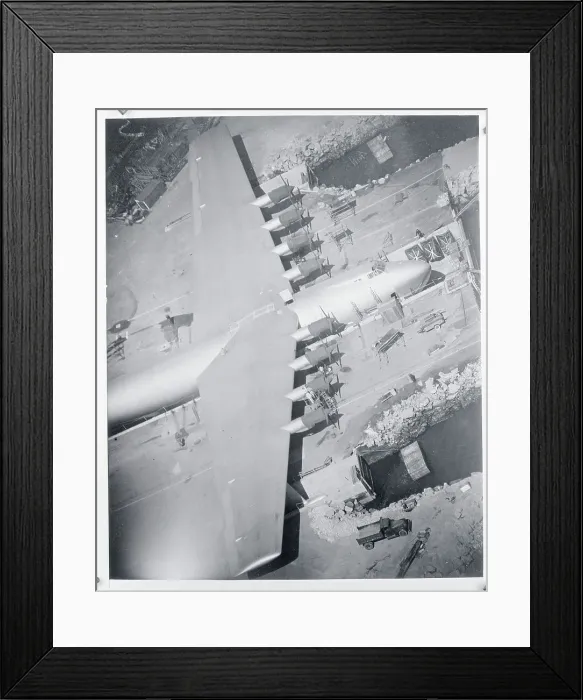 Framed Print : Overhead View of Howard Hughes Spruce Goose 1947 Framed Print : Overhead View of Howard Hughes Spruce Goose 1947