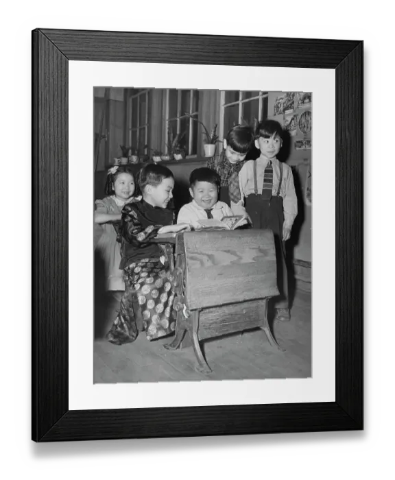 Framed Print : Visitor To Chinatown School Framed Print : Visitor To Chinatown School