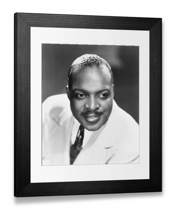 Framed Print : Count Basie, Headshoulders Framed Print : Count Basie, Headshoulders