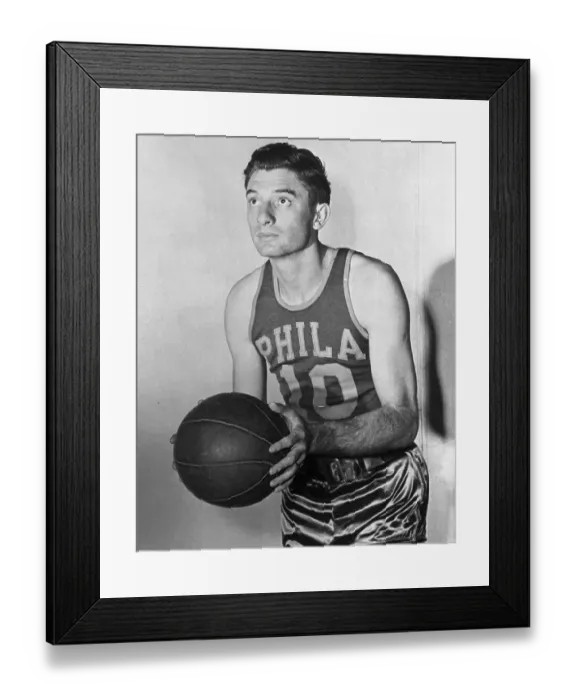Framed Print : Joe Fulks Holding a Basketball Framed Print : Joe Fulks Holding a Basketball