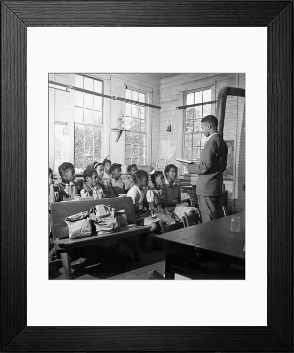Framed Print : Children at Segregated School Framed Print : Children at Segregated School