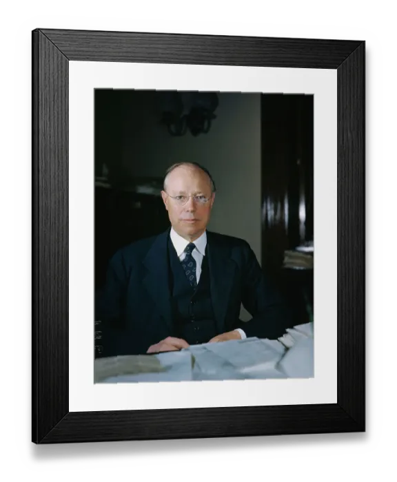 Framed Print : Robert Taft Sitting at Desk Framed Print : Robert Taft Sitting at Desk