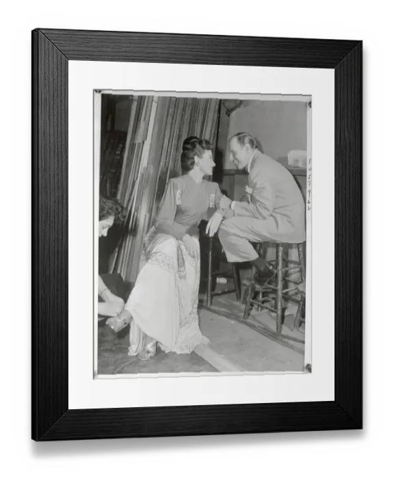 Framed Print : Leo Durocher And Laraine Day Smile Framed Print : Leo Durocher And Laraine Day Smile