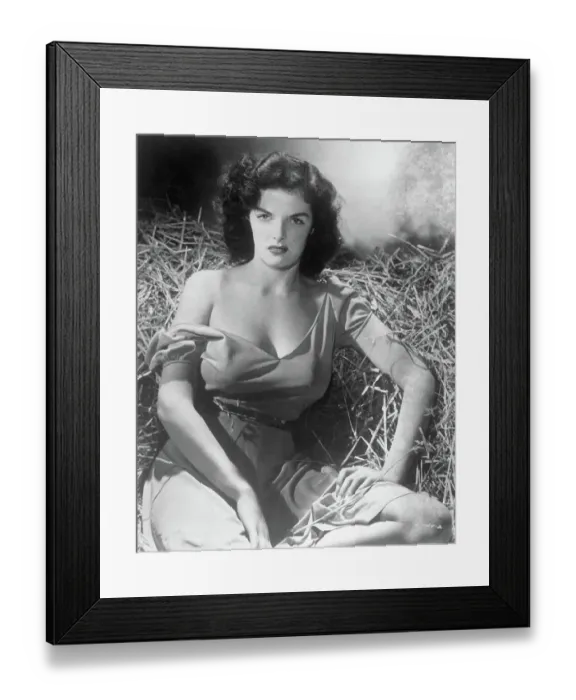 Framed Print : Actress Jane Russell in The Outlaw Framed Print : Actress Jane Russell in The Outlaw