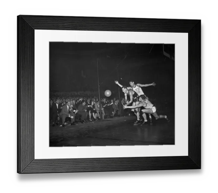 Framed Print : Action Of College Basketball Game Framed Print : Action Of College Basketball Game