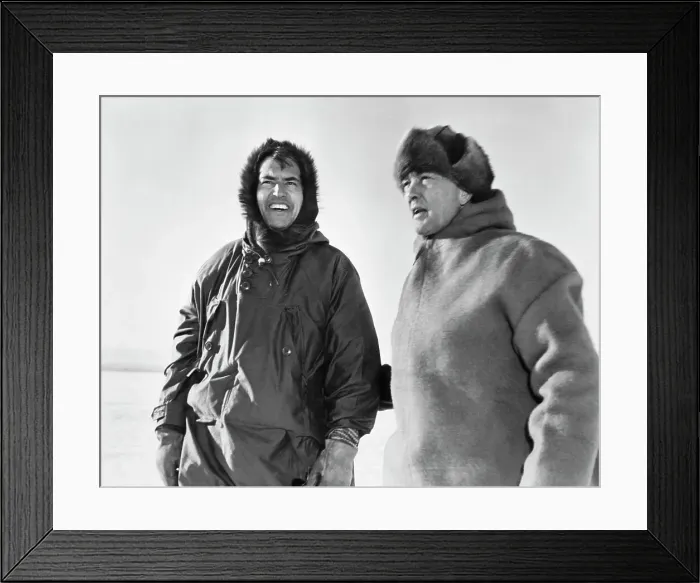 Framed Print : Dr. Siple With Admiral Byrd in the Antarctic Framed Print : Dr. Siple With Admiral Byrd in the Antarctic