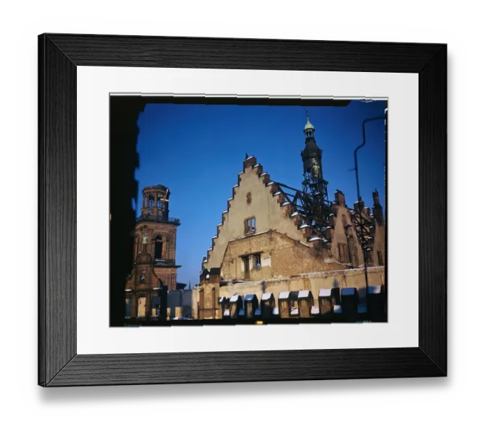 Framed Print : Towers of St. Paul's and the Rathaus Framed Print : Towers of St. Paul's and the Rathaus