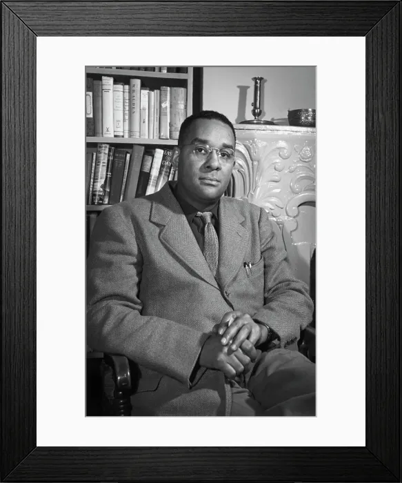 Framed Print : Seated Author Richard Wright Framed Print : Seated Author Richard Wright