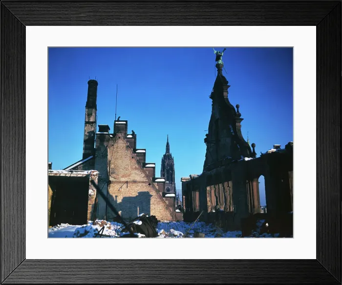 Framed Print : Spire on Top of Dom Cathedral in Germany Framed Print : Spire on Top of Dom Cathedral in Germany