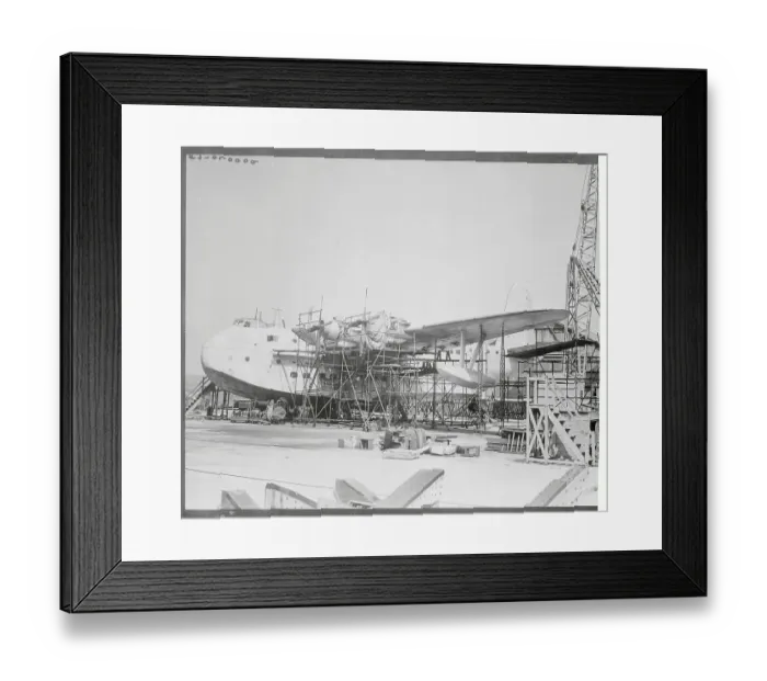 Framed Print : Britain's Shetland Seaplane Nears Completion