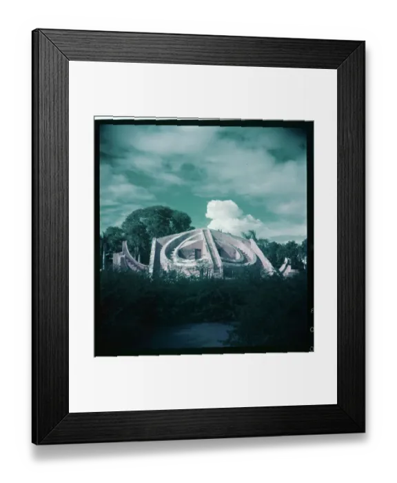 Framed Print : View of Observatory in India