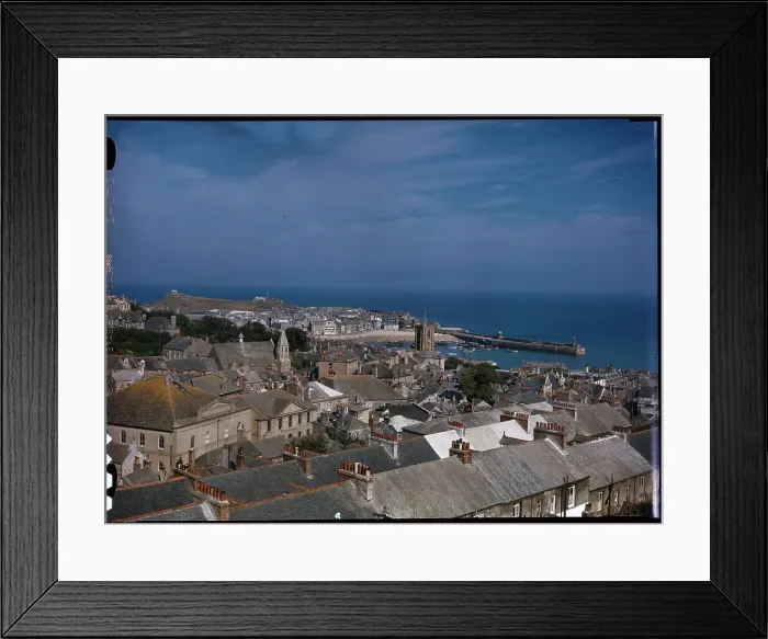 Framed Print : View of Bay at St. Ives