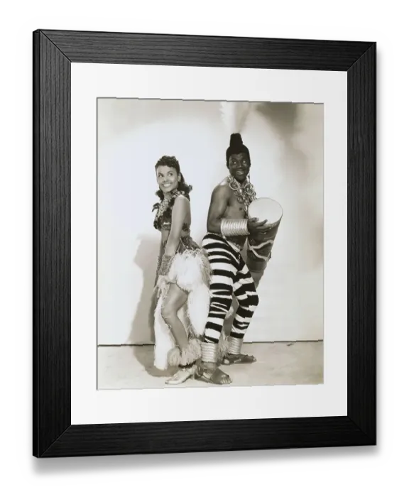 Framed Print : Lena Horne with Bill Robinson Framed Print : Lena Horne with Bill Robinson