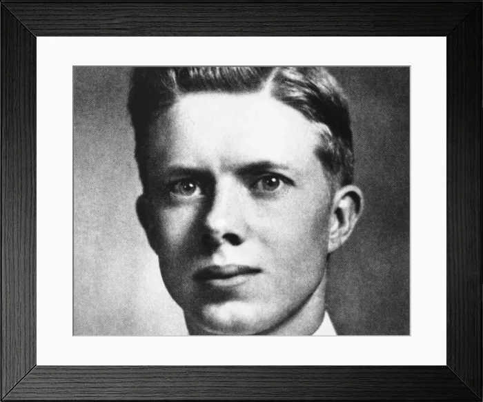 Framed Print : Jimmy Carter's Yearbook Picture Framed Print : Jimmy Carter's Yearbook Picture