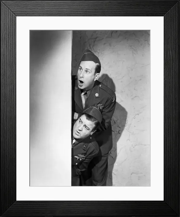 Framed Print : Abbott and Costello in Buck Privates Come Home