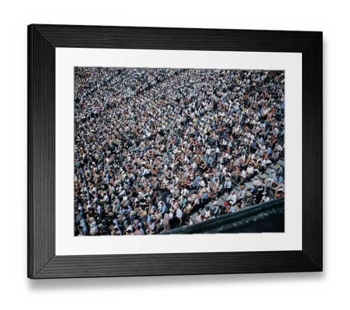 Framed Print : Baseball Crowds at Yankee Stadium Framed Print : Baseball Crowds at Yankee Stadium