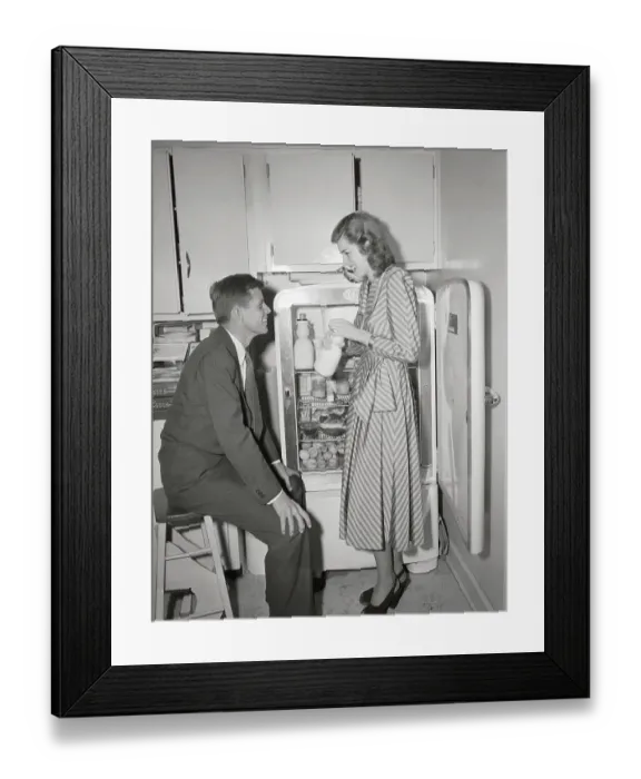 Framed Print : John F. Kennedy with Sister Framed Print : John F. Kennedy with Sister