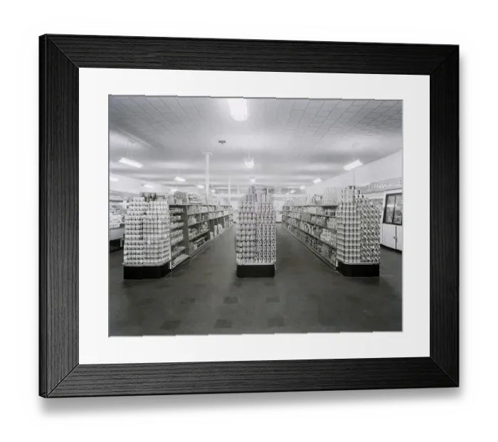 Framed Print : Interior of Grand Union Store Framed Print : Interior of Grand Union Store