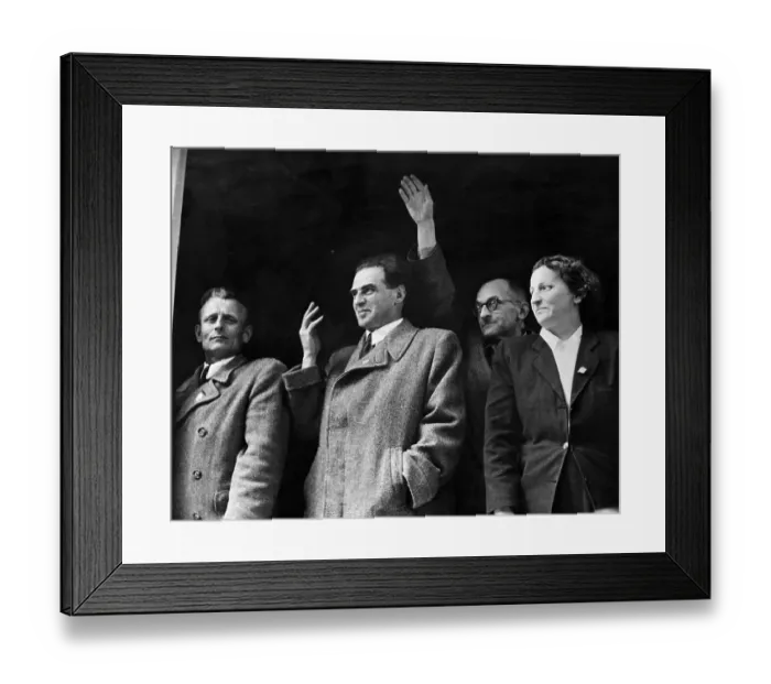 Framed Print : Rudolf Slansky Watching May Day Ceremony Framed Print : Rudolf Slansky Watching May Day Ceremony