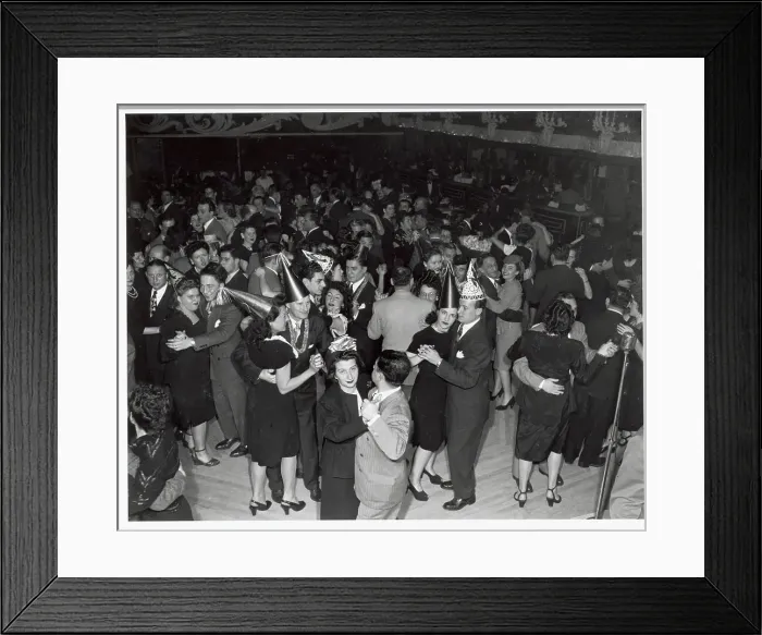 Framed Print : New Year's Eve Dance at La Conga Framed Print : New Year's Eve Dance at La Conga