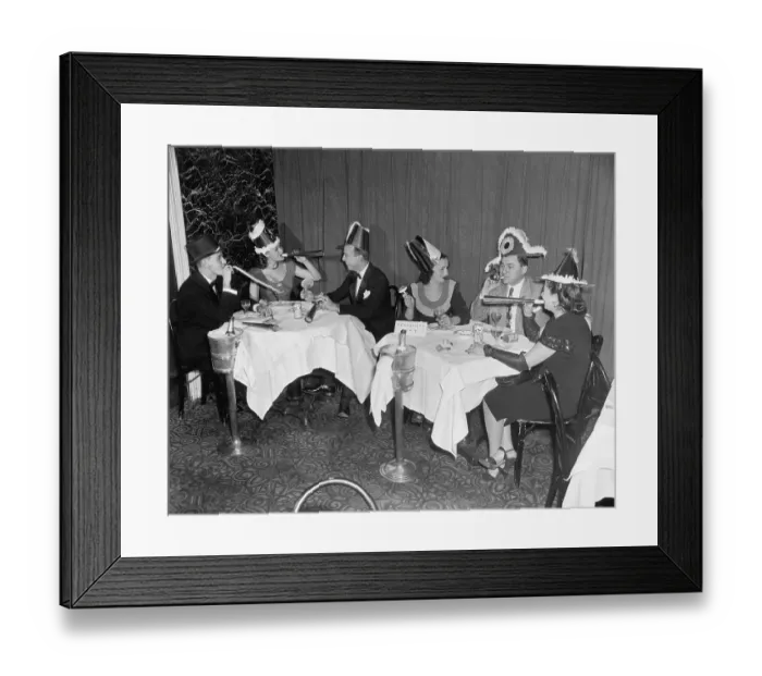Framed Print : New Year's Eve at Versailles Restaurant Framed Print : New Year's Eve at Versailles Restaurant