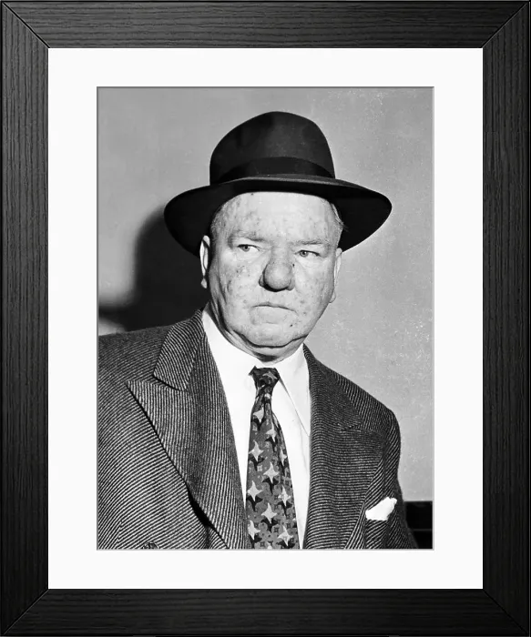 Framed Print : Comedian W. C. Fields Wearing Hat Framed Print : Comedian W. C. Fields Wearing Hat