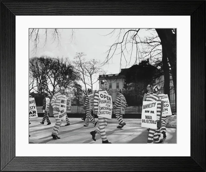 Framed Print : Objectors Still Objecting the War Framed Print : Objectors Still Objecting the War