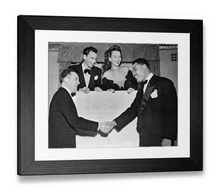 Framed Print : Joe Louis Receives Tribute Framed Print : Joe Louis Receives Tribute