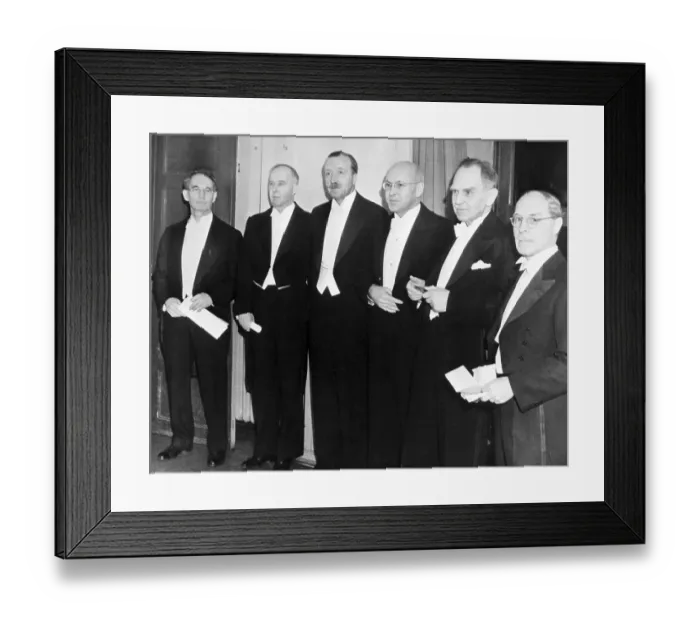 Framed Print : Portrait of Noble Prize Recipients Framed Print : Portrait of Noble Prize Recipients