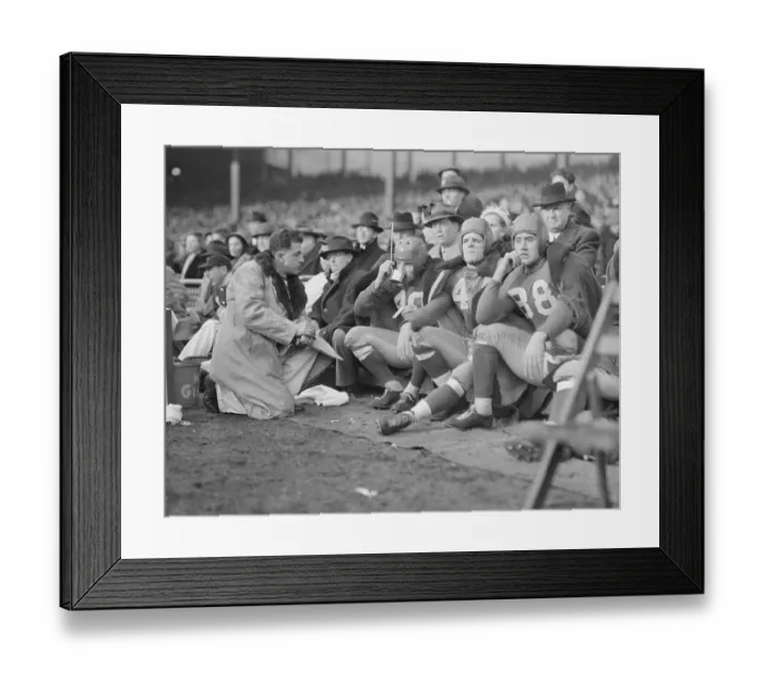 Framed Print : Football Players of 1946 Framed Print : Football Players of 1946