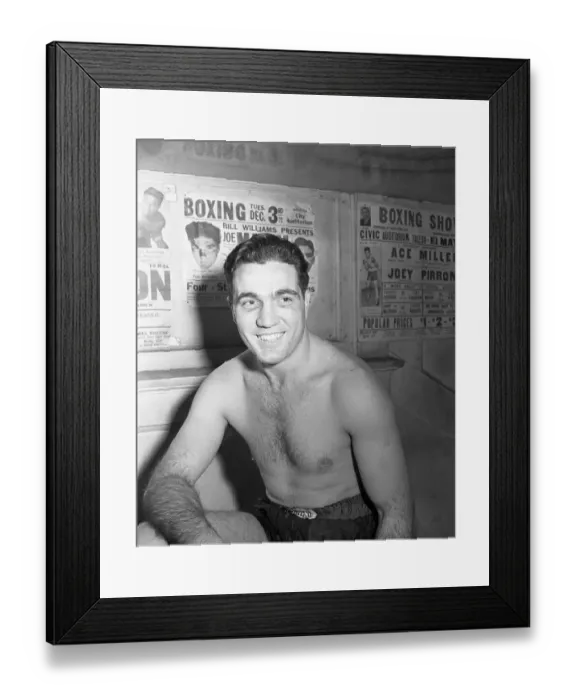 Framed Print : Boxer Joey Maxim Framed Print : Boxer Joey Maxim